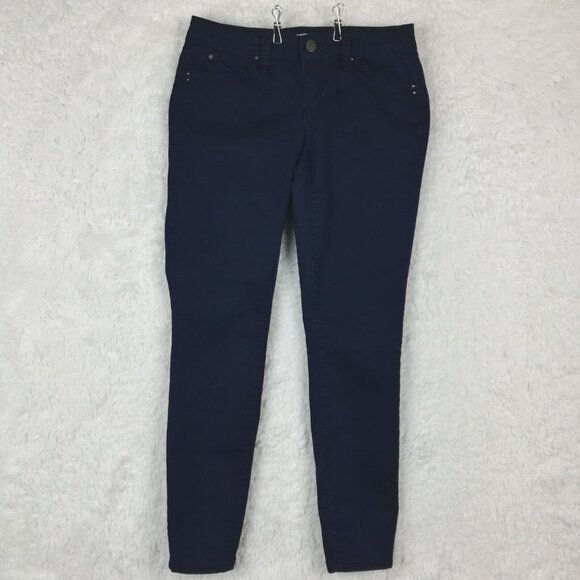 YMI Womens‎ Jeans Skinny Denim Blue Navy Mid Rise Stretch Juniors 11 - Picture 1 of 11